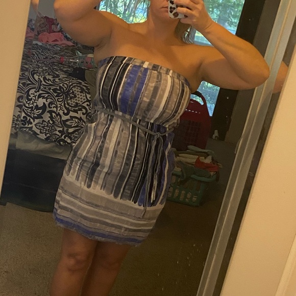 Strapless dress w/pockets sz. Med NWOT - Picture 4 of 7